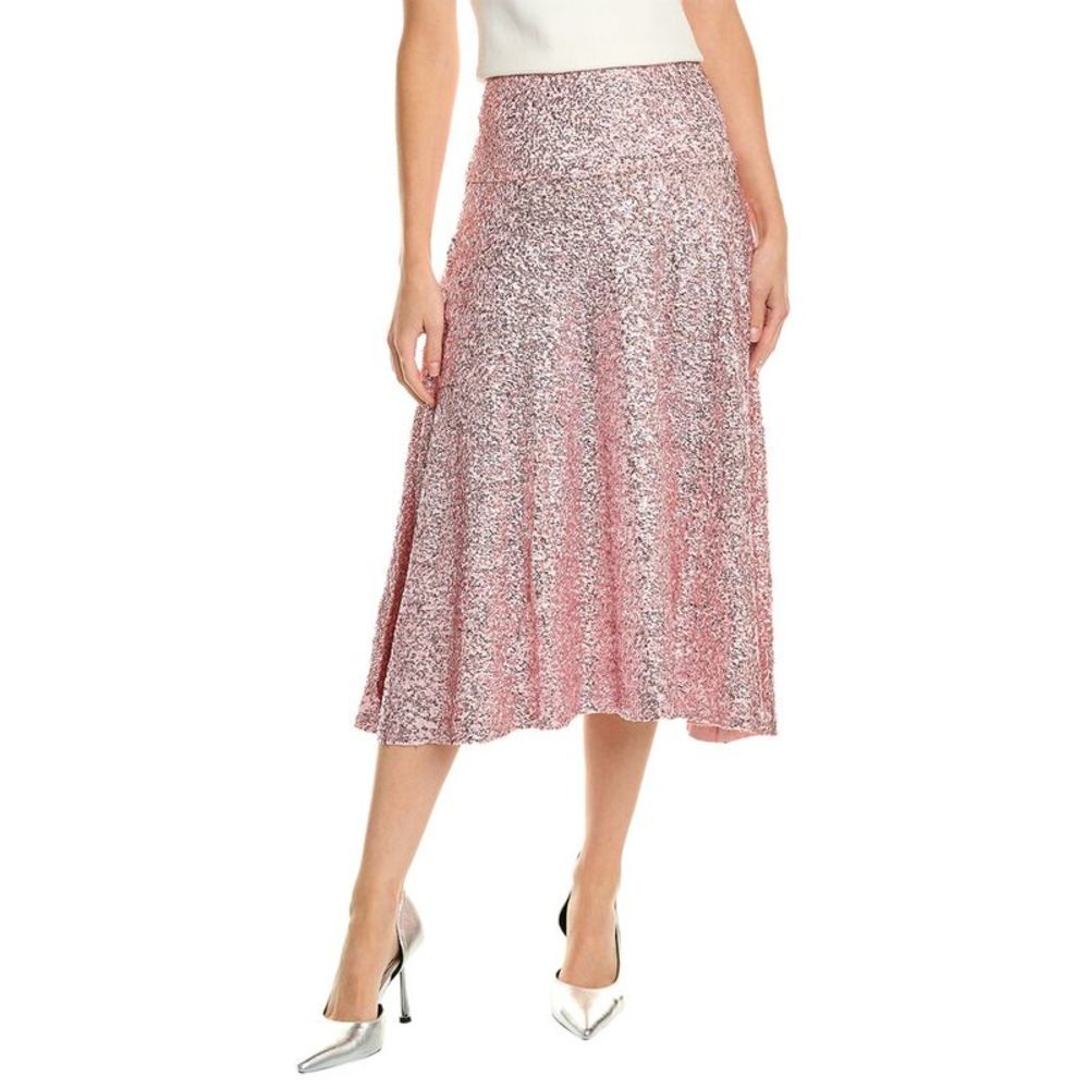 Norma Kamali Overlapping Sequin Flared Skirt - image 1